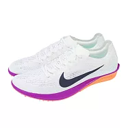 Nike 田徑釘鞋 ZoomX Dragonfly 2 男女鞋 長距離 可拆式鞋釘 FD8413-100 27.5cm WHITE/PINK