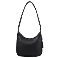 COACH CAF11 Curve Zip 簡約半月腋下包肩背包.黑