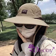【Decoy】輕量遮陽 登山釣魚護脖披肩漁夫帽/卡其 卡其