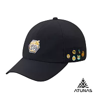 【ATUNAS 歐都納】足球賽_好GOAL力透氣便帽/棒球帽/鴨舌帽A6AH2601N- 黑