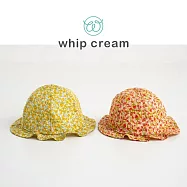 【日本 whip cream】小碎花寶寶帽 48 黃色
