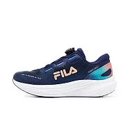 Fila 斐樂 Light Chaser [5-J907Z-355] 女 慢跑鞋 跑鞋 路跑 旋鈕 免綁帶 深藍 粉紅 23.5cm 深藍/粉紅
