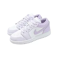 Nike 休閒鞋 Air Jordan 1 Low GS 大童 女鞋 淺紫 AJ1 低筒 553560-502 24cm PURPLE/WHITE