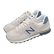 New Balance NB 休閒鞋 574 男鞋 女鞋 米色 藍 復古 麂皮 U57481N-D 24cm BEIGE/BLUE