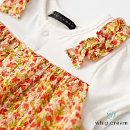 【日本 whip cream】小碎花包屁衣 80 紅色