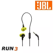 JBL Endurance Run 3 3.5插頭 防水入耳式有線耳機 公司貨保固一年 黑色