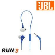 JBL Endurance Run 3 3.5插頭 防水入耳式有線耳機 公司貨保固一年 藍色