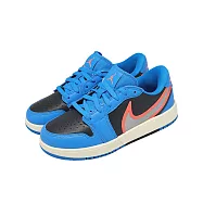 Nike 休閒鞋 Air Jordan 1 Low RM GS 大童 女鞋 藍 AJ1 HQ2024-400 23.5cm BLUE/SILVER