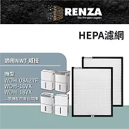 適用 NWT 威技 WDH-08A27F WDH-16VX 18VX 20V 20VX 26ED空氣清淨機 HEPA濾網 濾芯 濾心