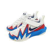 Nike 籃球鞋 S.T. Dynamite PS 中童 室外 魔鬼氈 白 藍 IH2307-105 18cm WHITE/BLUE