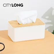 【CITYLONG】日式竹蓋面紙盒/紙巾盒/衛生紙盒