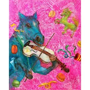 【玲廊滿藝】龔名俐-馬上開心91x72.5cm