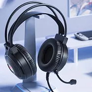 【HP 惠普】DHE-H160U 4D 頭戴式炫光電競耳機 黑