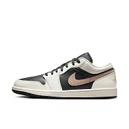 Nike 耐吉 Air Jordan 1 Low [IH0649-021] 男 休閒鞋 低筒 AJ1 深灰 米白 28cm 灰/卡其