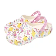 Crocs 洞洞鞋 Hello Kitty Pastel Classic 男女鞋 三麗鷗聯名 21268490H 22cm MULTI