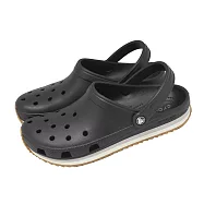 Crocs 洞洞鞋 Crocband Runner 男女鞋 卡駱班復古輕彈克駱格 黑 212831001 22cm BLACK