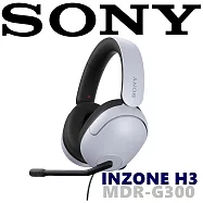 SONY INZONE H3 MDR-G300 360度立體聲多重控制按鈕 探索 360 度遊戲空間音效 電競耳機 公司貨保固一年 2色 白色