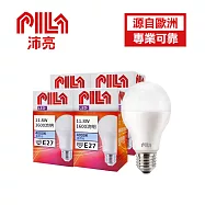 PILA 沛亮11.8W LED高流明球泡 自然光4000K 4入 (AL007) 無藍光危害認證