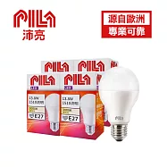 PILA 沛亮 13.8W LED高流明球泡 黄光3000K 4入 (AL017) 無藍光危害認證