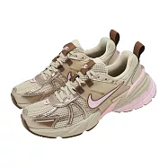 Nike 休閒鞋 Wmns V2K Run 女鞋 米 粉紅 復古 運動鞋 FD0736-115 25.5cm BEIGE/PINK