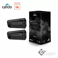 Cardo PACKTALK PRO 安全帽通訊藍牙耳機(雙入組)