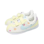Nike 休閒鞋 Cortez Basic SL BPV 中童 小朋友 米白 藍 阿甘鞋 IQ7668-141 20cm IVORY/BLUE