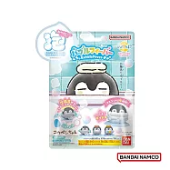 日本BANDAI-正能量企鵝泡泡入浴球-4入(洗澡玩具/交換禮物/入浴球)