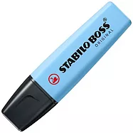 STABILO 德國 思筆樂 BOSS ORIGINAL Pastel 波士馬卡龍色經典螢光筆 6色可選 /支 ST70 微風藍