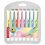 STABILO 德國 思筆樂 swing cool Pastel 樂酷馬卡龍色螢光筆 8色組/盒 ST275/8-08-1