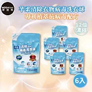 摩達客 芊柔超濃縮清除衣物病毒洗衣球20入袋裝*6入 台灣製造