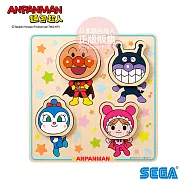 【ANPANMAN 麵包超人】NEW 表情變變變!木製造型拼圖 (1歲6個月以上)