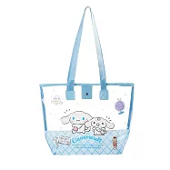 【SANRIO 三麗鷗】正版授權防水游泳包防水透明包瑜伽包補習袋才藝袋酷洛米美樂蒂大耳狗凱蒂貓HELLO KITTY聖誕禮物生日禮物 大耳狗防水透明包