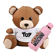 MOSCHINO 8888 品牌小熊娃娃收納輕量摺疊晴雨傘(四色選擇) 粉