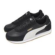 Puma 休閒鞋 ST Miler Rise L 男女鞋 黑 白 拼接 麂皮 復古 板鞋 404916-01 25.5cm BLACK/WHITE