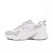 Fila 斐樂 Hidden Tape [5-C329A-199] 女 休閒鞋 老爹鞋 復古 厚底 流行 白 紫 25.5cm 白/紫