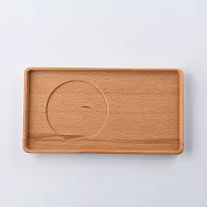 山毛櫸早午餐小托盤 原木色 22cm