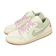 Nike 休閒鞋 W Air Jordan 1 Low SE 女鞋 男鞋 米白綠 AJ1 II0569-100 26.5cm IVORY/GREEN
