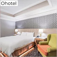 (電子票) 台中【Ohotel麗加園邸酒店】平日雙人房休息3小時MO26【受託代銷】