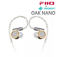 FIIO X SNOWSKY OAK NANO 鈹合金球頂振膜動圈CIEM可換線耳機