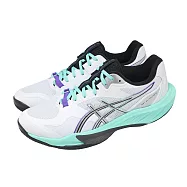 Asics 亞瑟士 排球鞋 Sky Elite FF 4 男鞋 白 綠 抗扭 緩震 運動鞋 1051A100100 26.5cm WHITE/GREEN