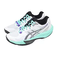 Asics 亞瑟士 排球鞋 Sky Elite FF 4 女鞋 白 綠 抗紐 緩震 運動鞋 1052A096100 24.5cm WHITE/GREEN