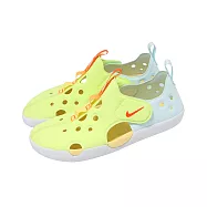 Nike 涼拖鞋 Sunray Protect 4 PS 中童 小朋友 綠 藍 魔鬼氈 IB8892-781 18cm GREEN/BLUE