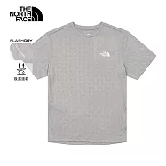 The North Face M 24/7 PENTADOME EMBOSSED REG SHORT SLEE 男 短袖上衣 NF0A8HR1A91 S 灰色