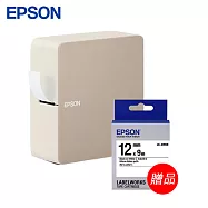 Epson LW-C610 智慧藍牙奶茶標籤機 (贈LK-4WBN原廠標籤帶)