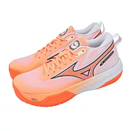 Mizuno 美津濃 排球鞋 Neo Jump 男鞋 橘 黑 輕量 緩衝 回彈 運動鞋 V1GA2599-80 25.5cm ORANGE/BLACK
