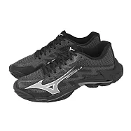 Mizuno 美津濃 排球鞋 Wave Lightning Elite 男女鞋 黑灰 緩震 運動鞋 V1GA2600-82 27cm BLACK/GREY