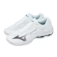 Mizuno 美津濃 排球鞋 Wave Lightning Pro 男鞋 白 黑 避震 運動鞋 V1GA2660-83 26cm WHITE/BLACK