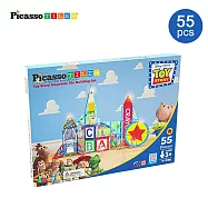 PicassoTiles Disney系列彩繪磁力片-玩具總動員55PCS