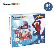 PicassoTiles Disney系列軌道彩繪磁力片-蜘蛛人84PCS