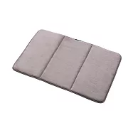 CB Japan carari 系列 可立式晾乾浴室踏墊 60x40cm 亞麻灰